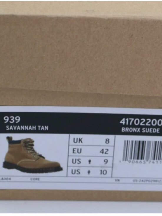 Dr. Martens 939 Lace-Up Bronx Suede Boots Men\'s US Size 9 EU 42 Savannah Tan New main image 4
